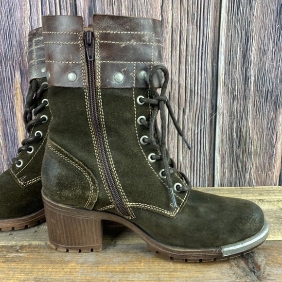 Fly London Lask Mid-calf Dark Brown Boots- Size EUR 39 - Picture 6 of 16